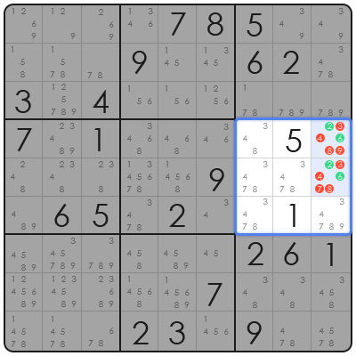 hidden triples in sudoku